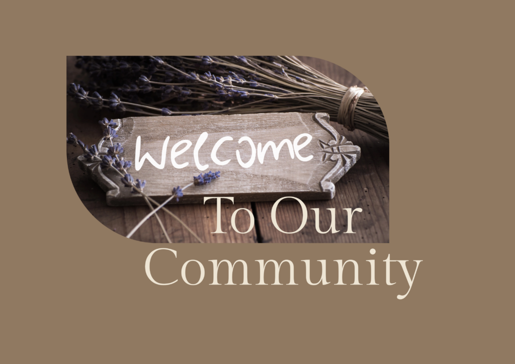 welcome to our community