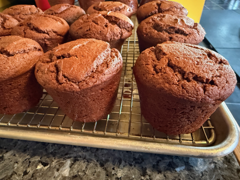 buckwheat chocolate sweet potato muffin