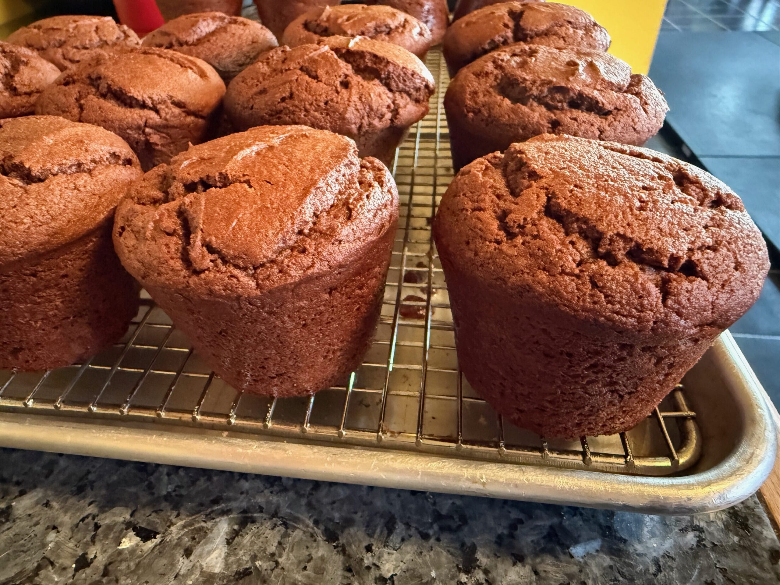 buckwheat chocolate sweet potato muffin