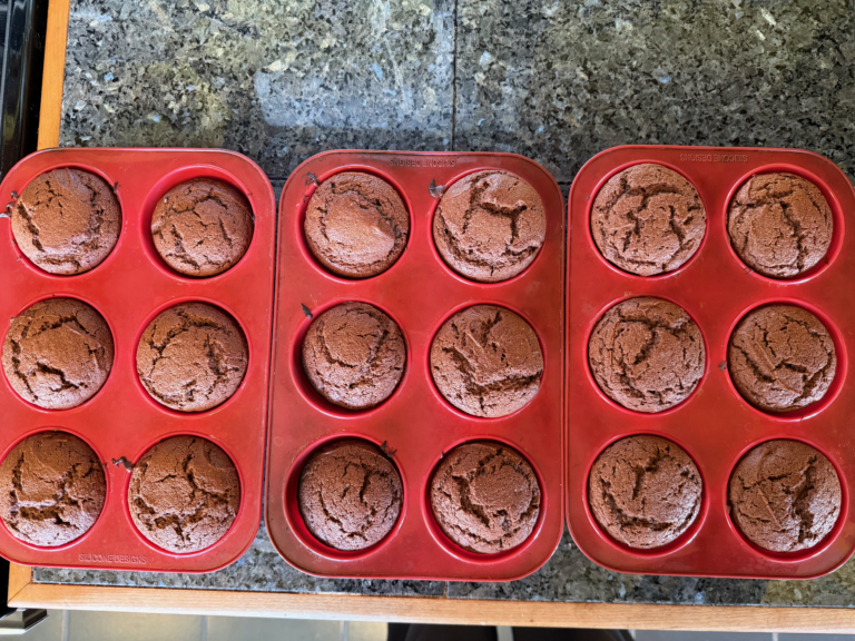 baked buckwheat chocolate sweet potato muffins