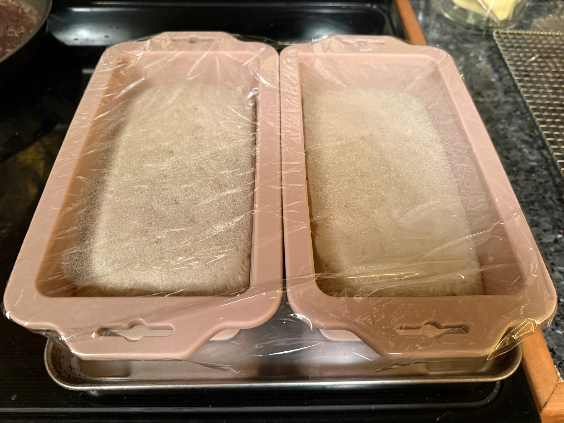 Gluten Free Buckwheat Bread 19.overnight fridge rise finished