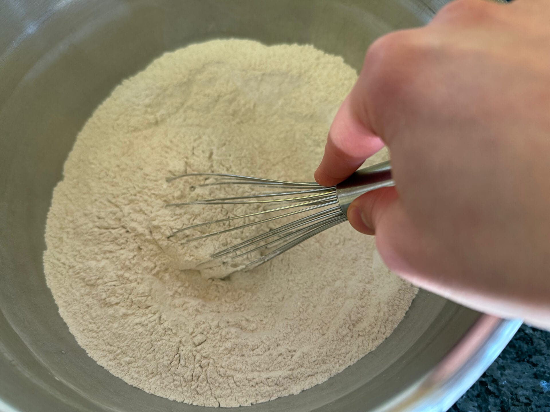 Gluten Free Buckwheat Bread 8.mix dry ingredients
