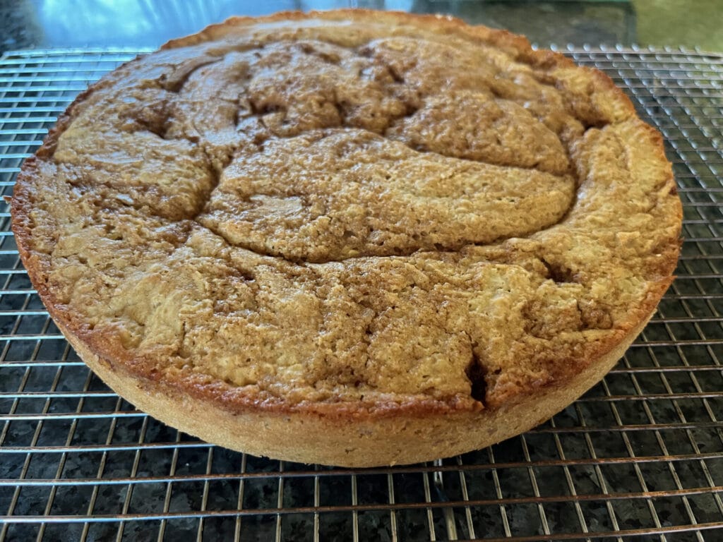 12. rest on wire rack Buckwheat Cinnamon Roll Bread