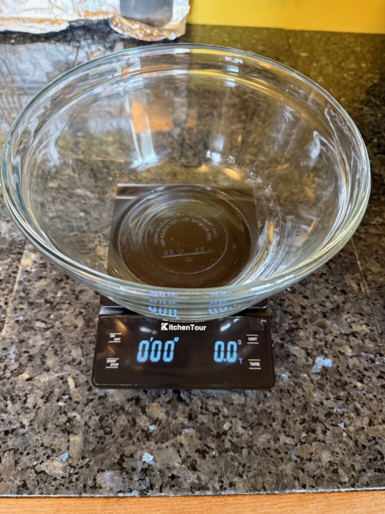 Buckwheat Chocolate Pumpkin Muffins 1 weigh bowl