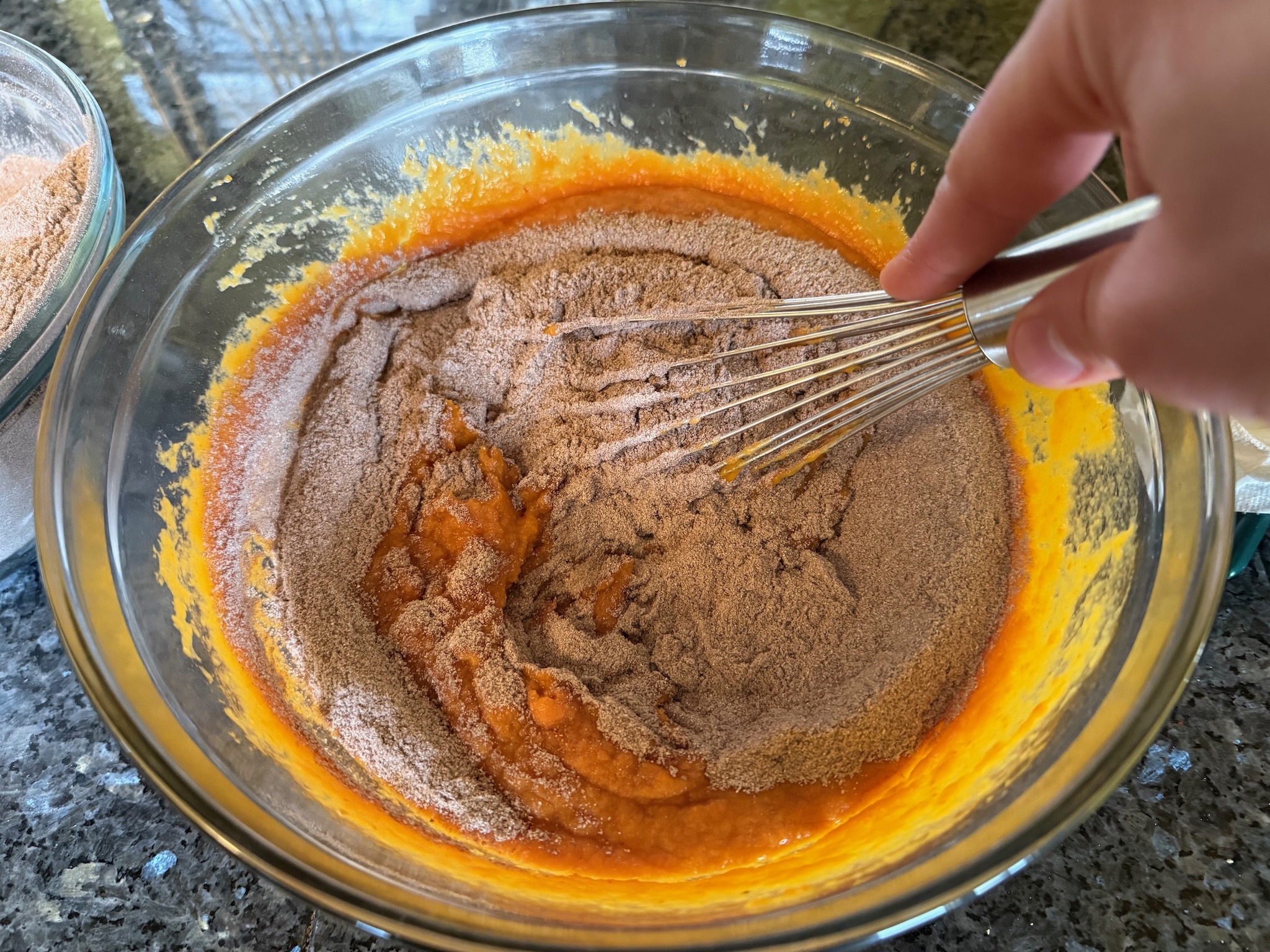 Buckwheat Chocolate Pumpkin Muffins 28 whisk dry ingredients into wet ingredients