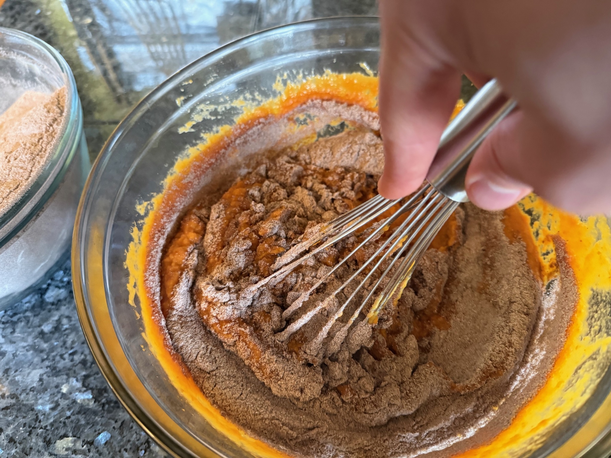 Buckwheat Chocolate Pumpkin Muffins 29 continue whisking