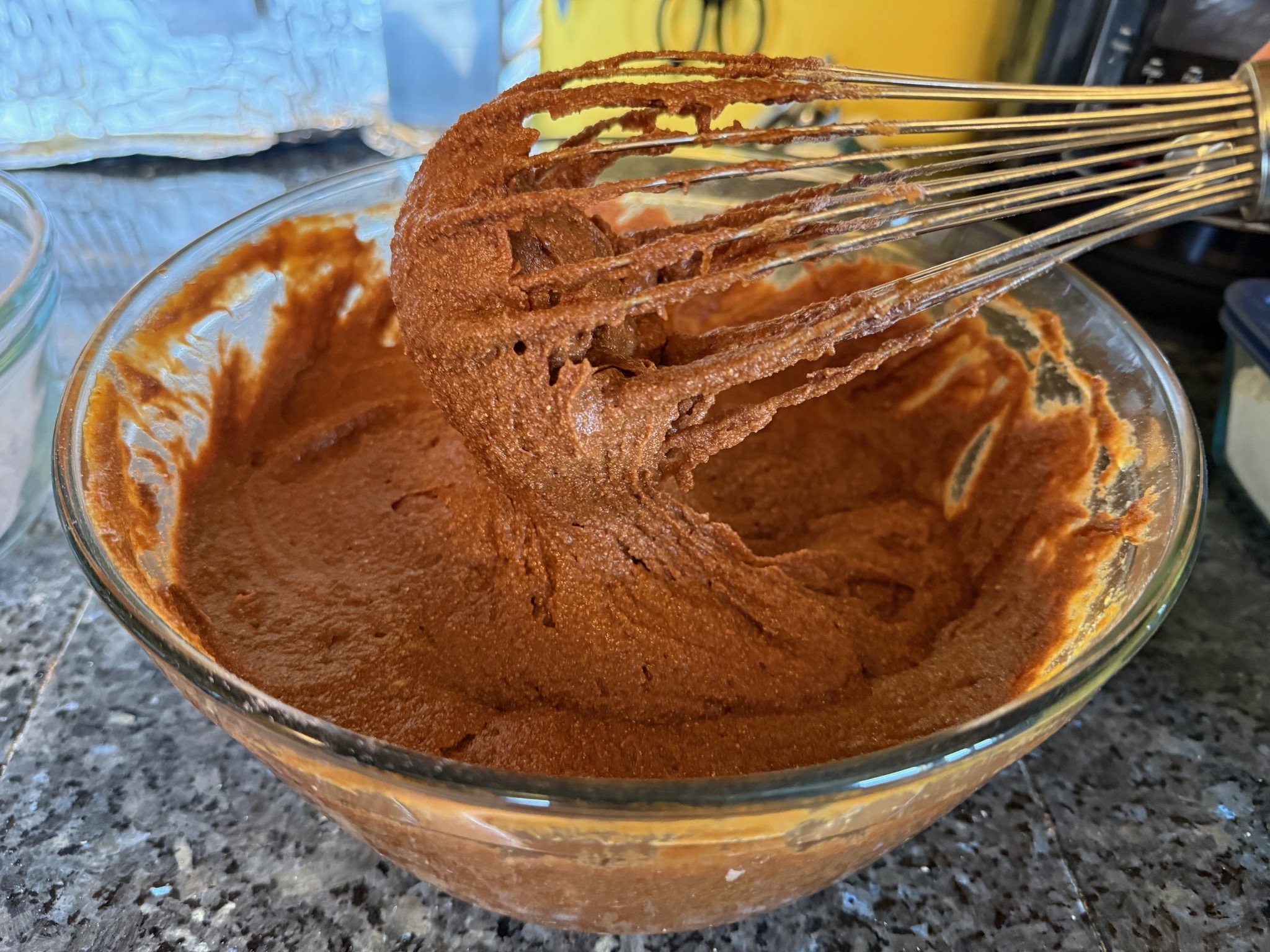 Buckwheat Chocolate Pumpkin Muffins 32 this is how thick the batter should look