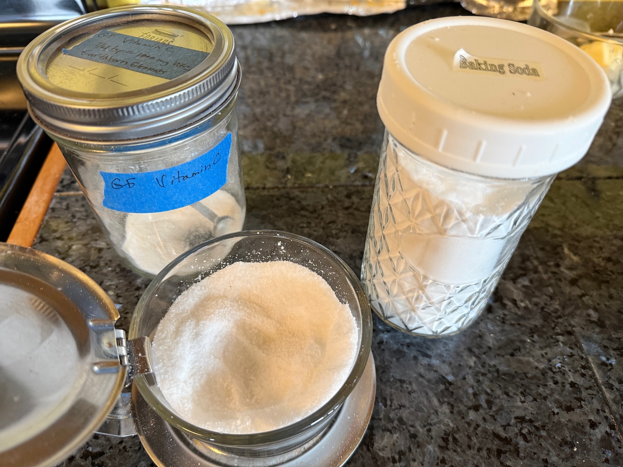 Buckwheat Chocolate Pumpkin Muffins 6 baking soda, salt and vitamin c powder