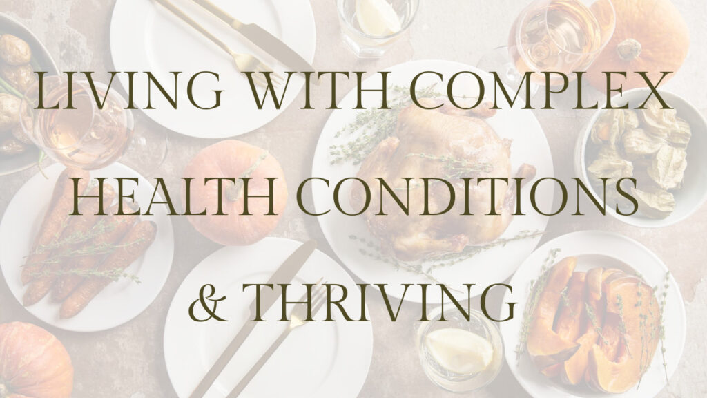 living with complex health conditions and thriving community living with complex health conditions and thriving